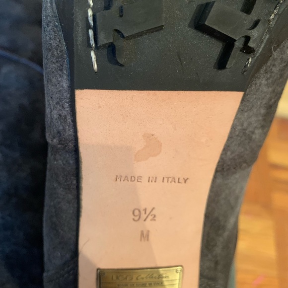 UGG Collection over-the-knee genuine shearling heel boots - Picture 6 of 8